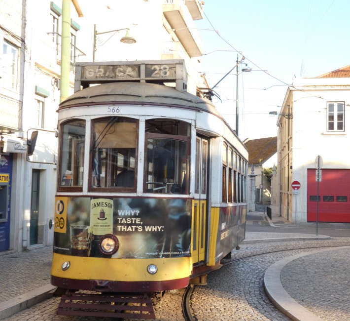 tranvía 28, símbolo de Lisboa