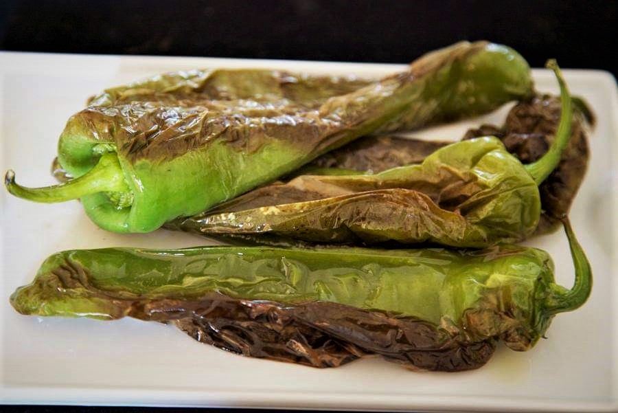 pimientos verdes italianos a la parrilla